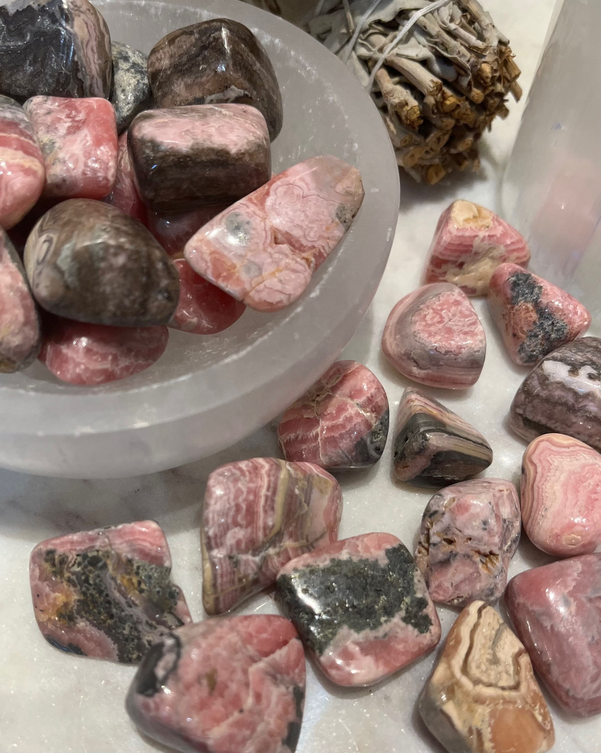 Rhodochrosite EQ Tumbled