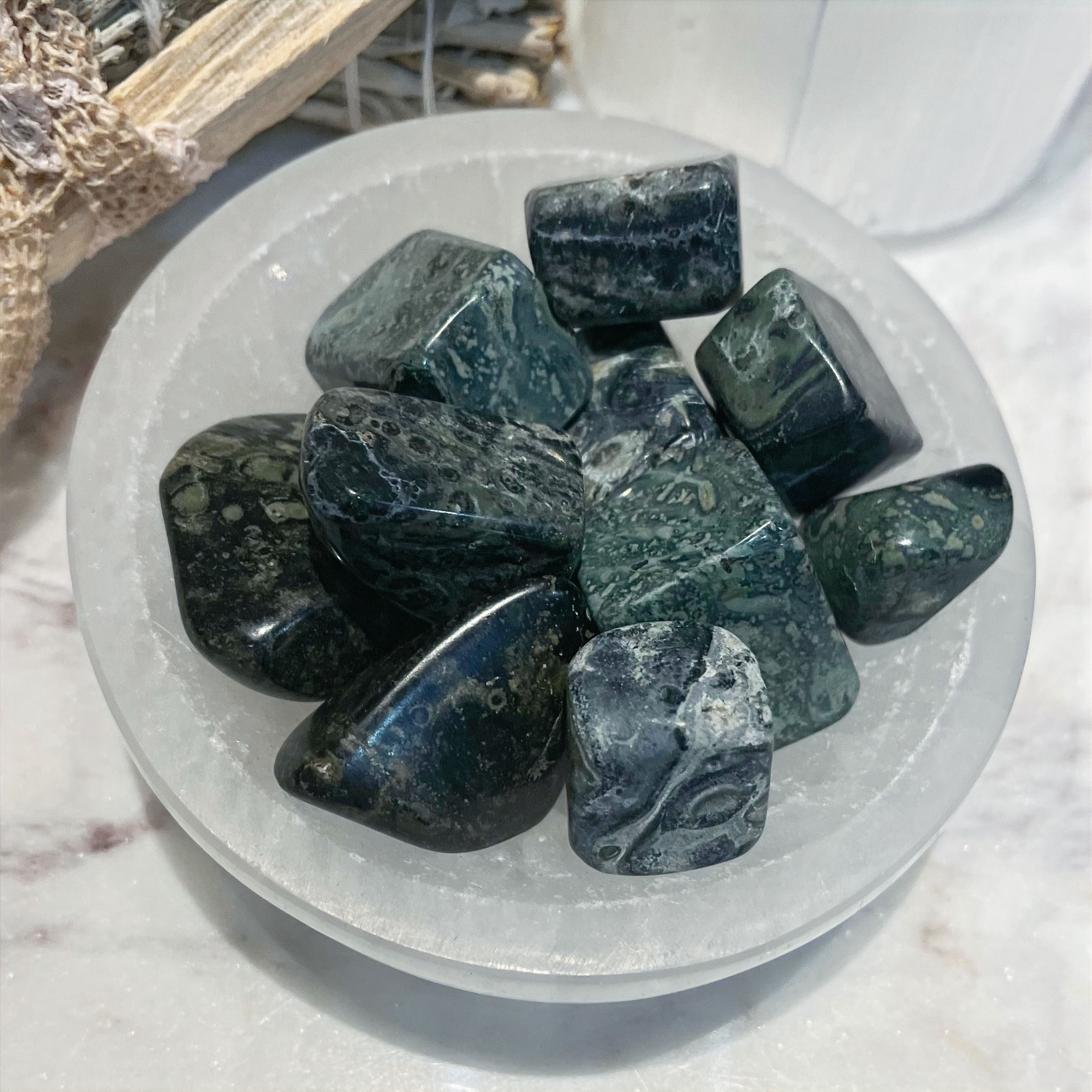 Kambaba Jasper Tumbled