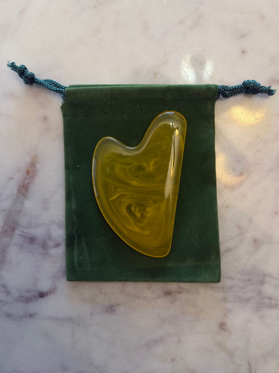 Thumbnail: Resin Gua Sha Facial Massage Tool + Velvet Bag – Multiple Colors Available – Rel