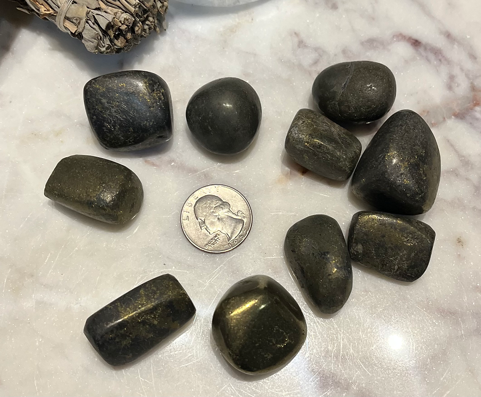 Thumbnail: Pyrite Tumbled