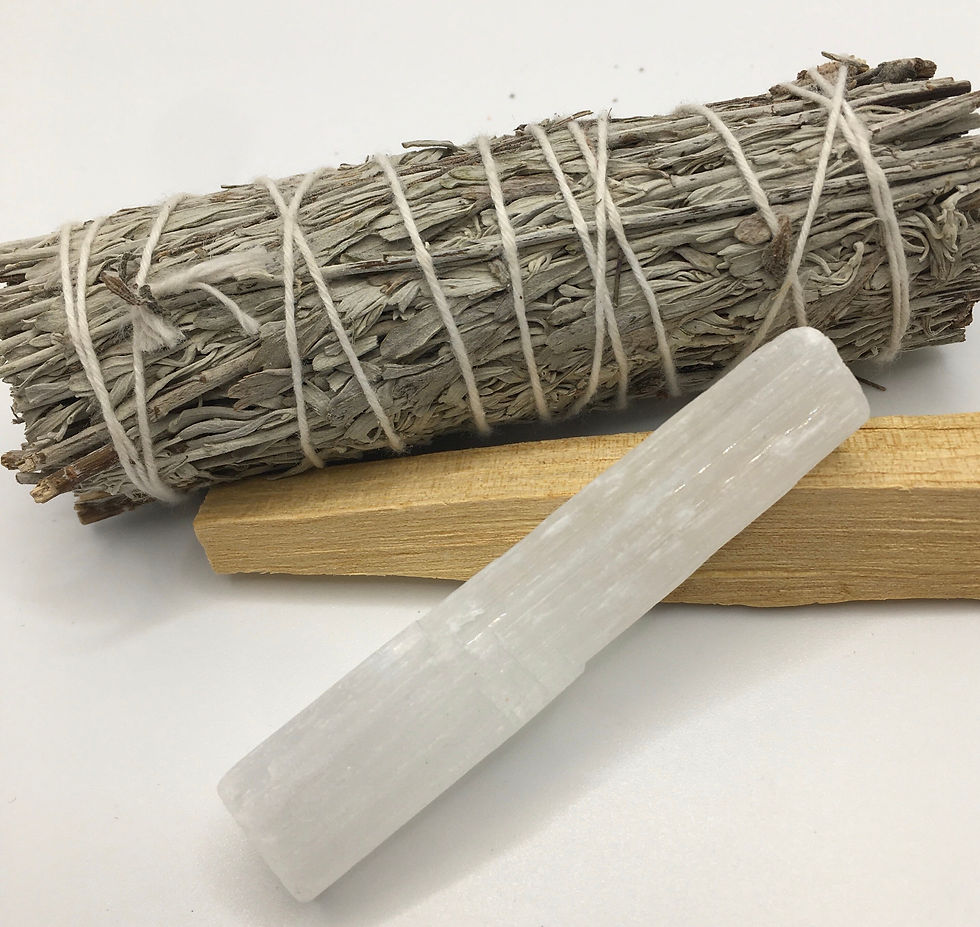 Selenite Santo Sage