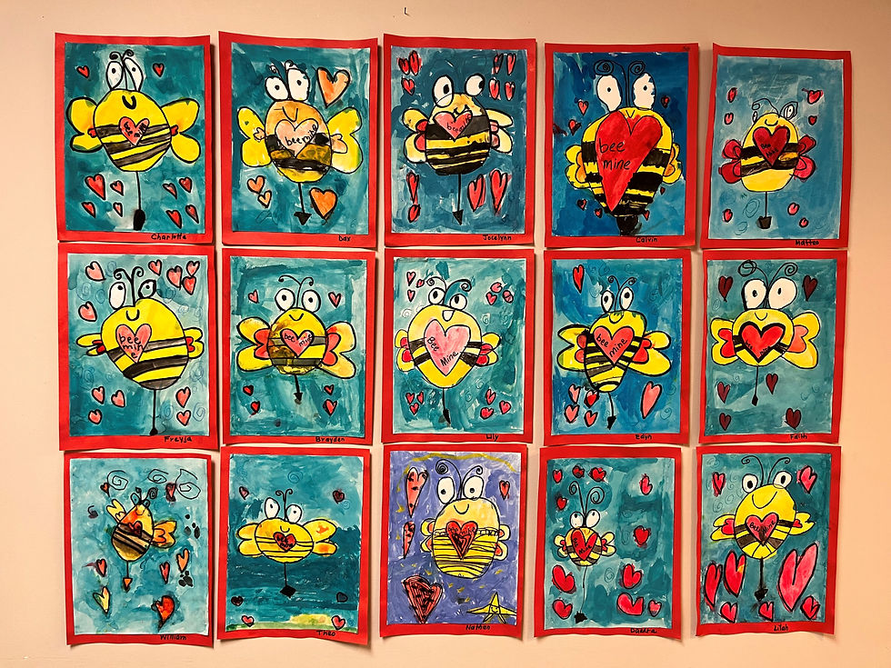 Artwork donated by my local elementary school