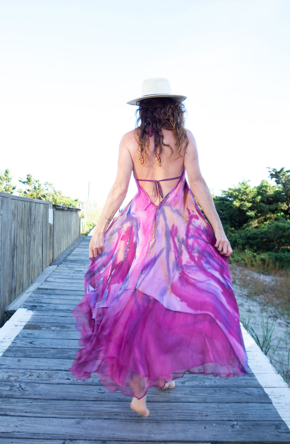 Thumbnail: Chains dress- Orchid Pink
