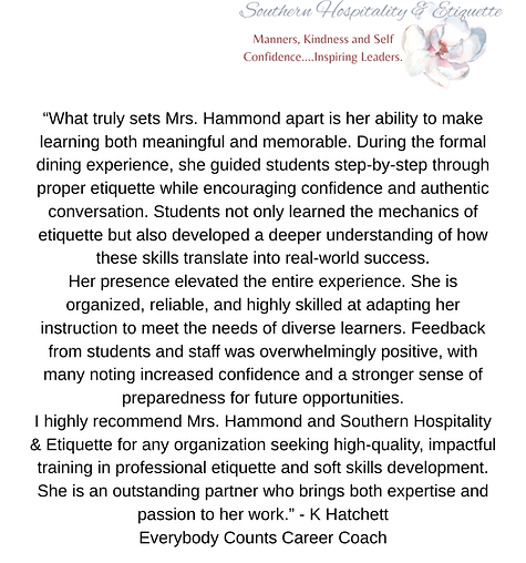 What truly sets Mrs. Hammond apart is her ability to make learning both meaningful and mem