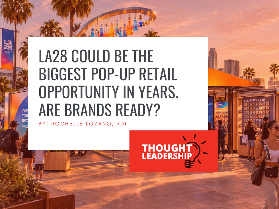 LA28 Could Be the Biggest Pop-Up Retail Opportunity in Years. Are Brands Ready?