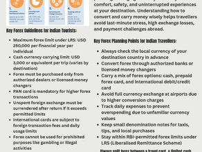 FOREX INTEGRAL PART OF ANY OUTBOUND TOUR