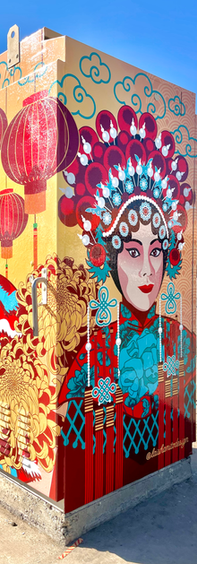 utility box design, public art, mural, vinyl wrap