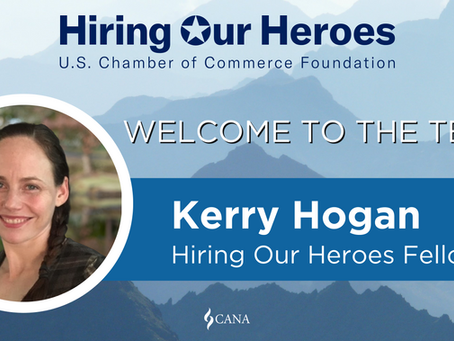 Welcome Hiring Our Heroes Fellow, Kerry Hogan!