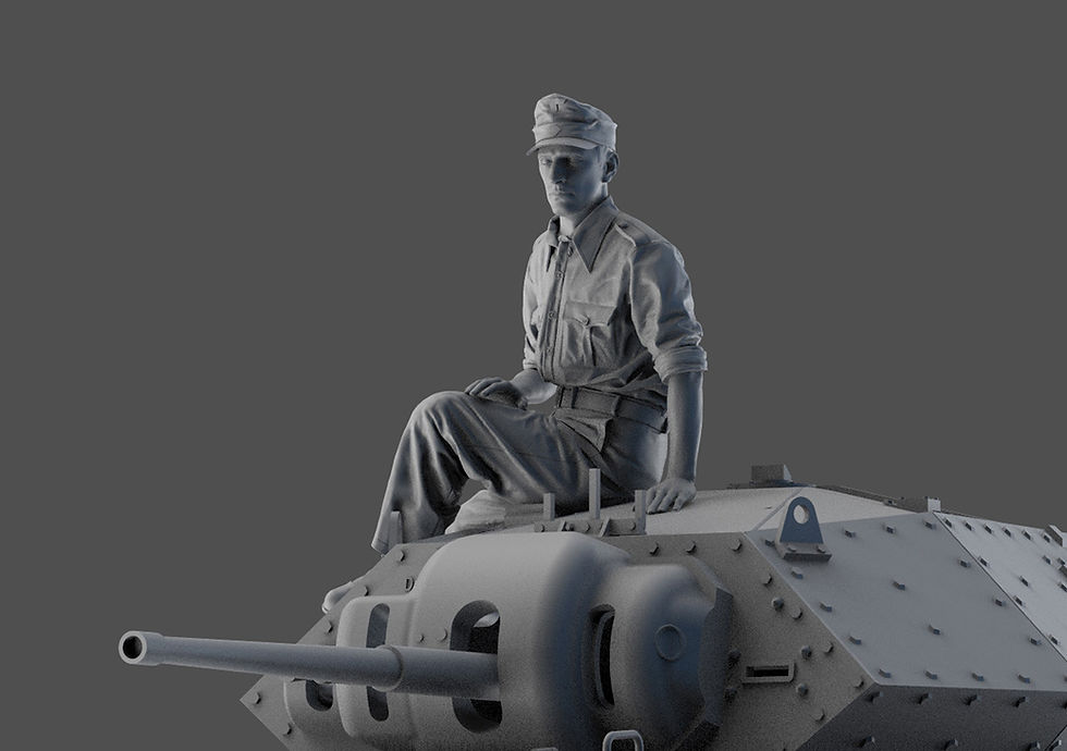 Thumbnail: 1/35 British Cruiser Tank Mk.VI & GERMANY Pzkpfw.Mk V 746(e) Crusader Mk.II