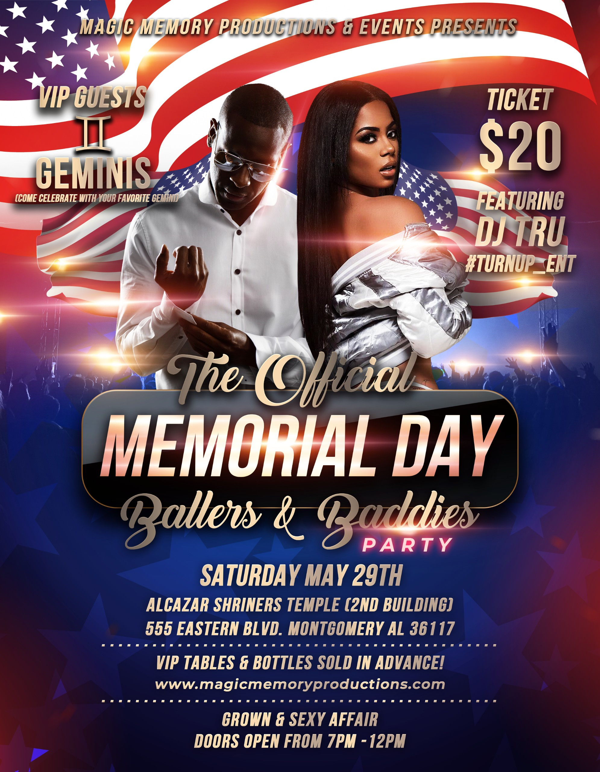 The Official Memorial Day Ballers & Baddies Party Magic Memory Product