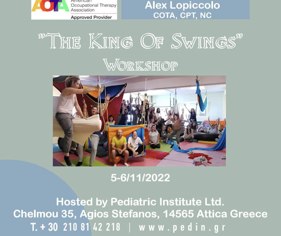 The #KingOfSwings Greece 2-Day Hands On Sensorimotor Workshop