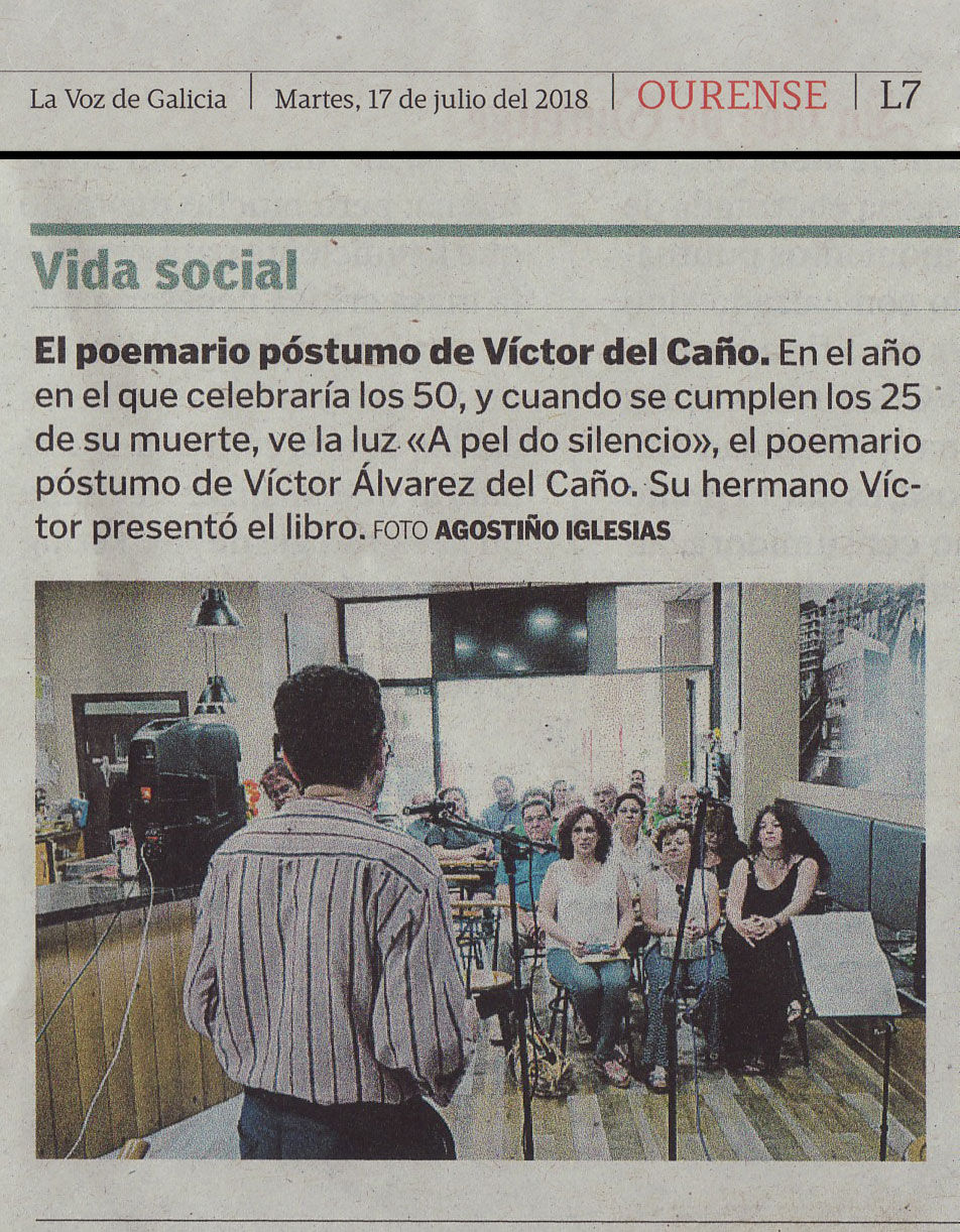 Voz de Galicia. Ourense, 17/07/2018