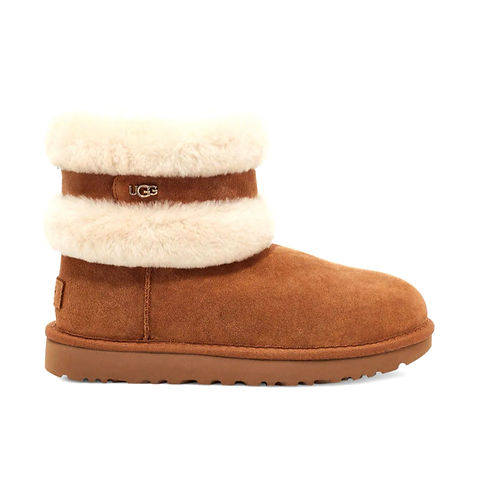 Ugg Fluffie Tong Ugg Fourrure UGG Bottes FLUFF MINI BELTED LITTLE SKO