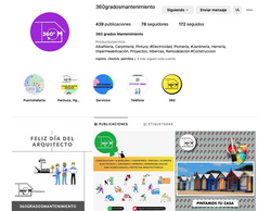 Instagram 360º mantenimiento