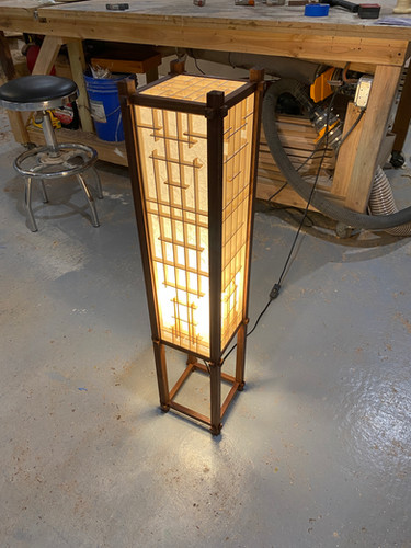 Kumiko Lamp (Mid-Century Modern) | Pine Row Furniture