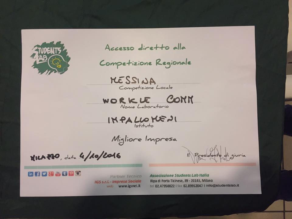 L'attestato!