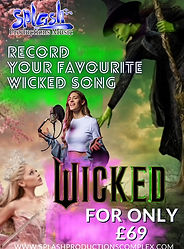 Record Your Favourite Song From The Wicked Films