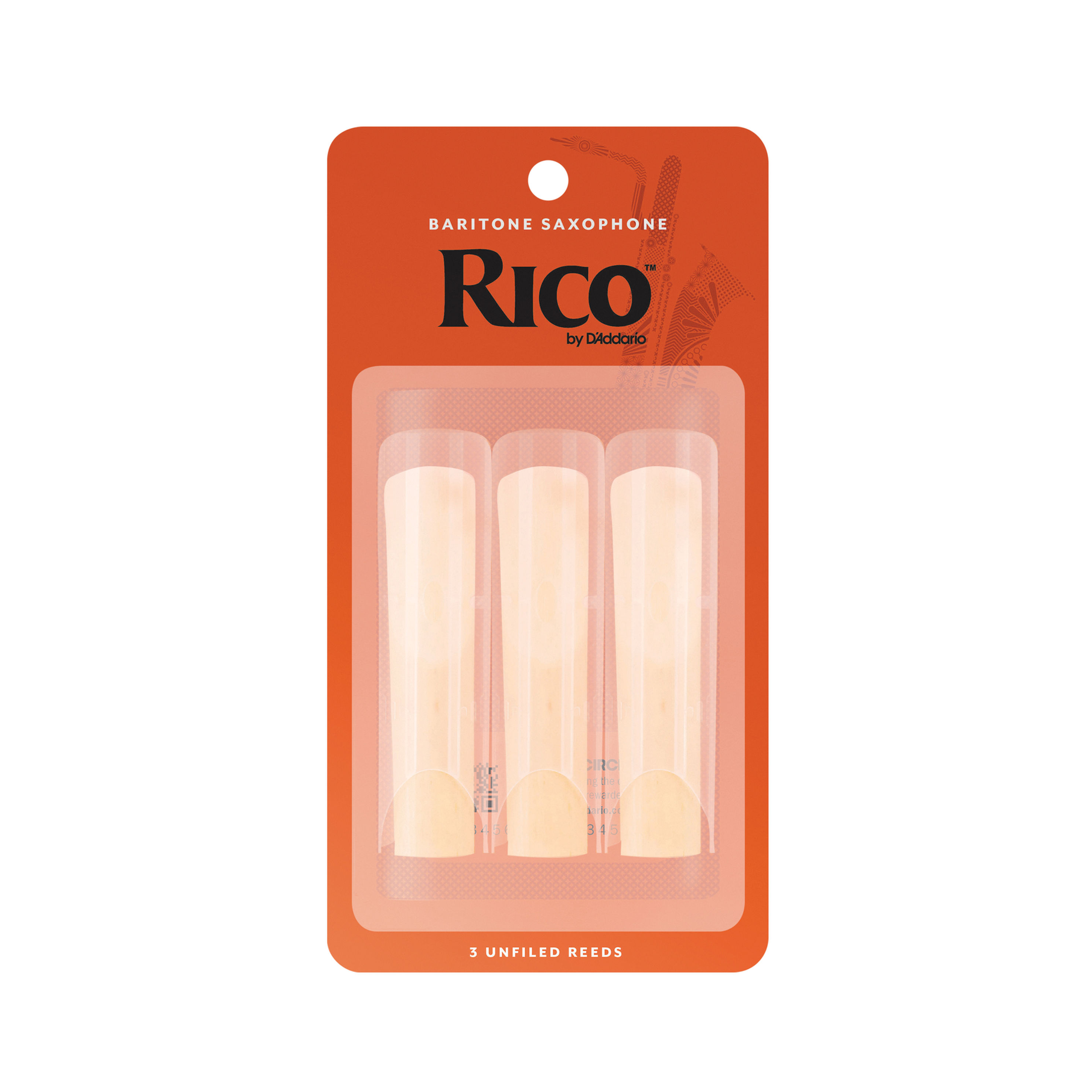 RICO Baritone Sax Reeds - 3pk