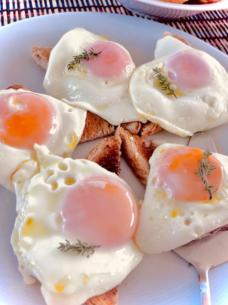 Personal Chef breakfast aboard the Tiamo Crewed Luxury