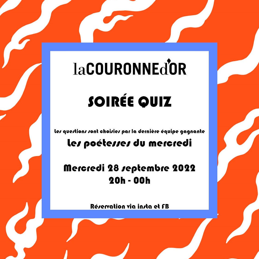 SOIRÉE QUIZ