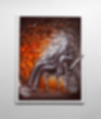 This is fine - Bitcoin Art - Pen Drawing - Framed Artwork - The Great Print Bitcoin Art