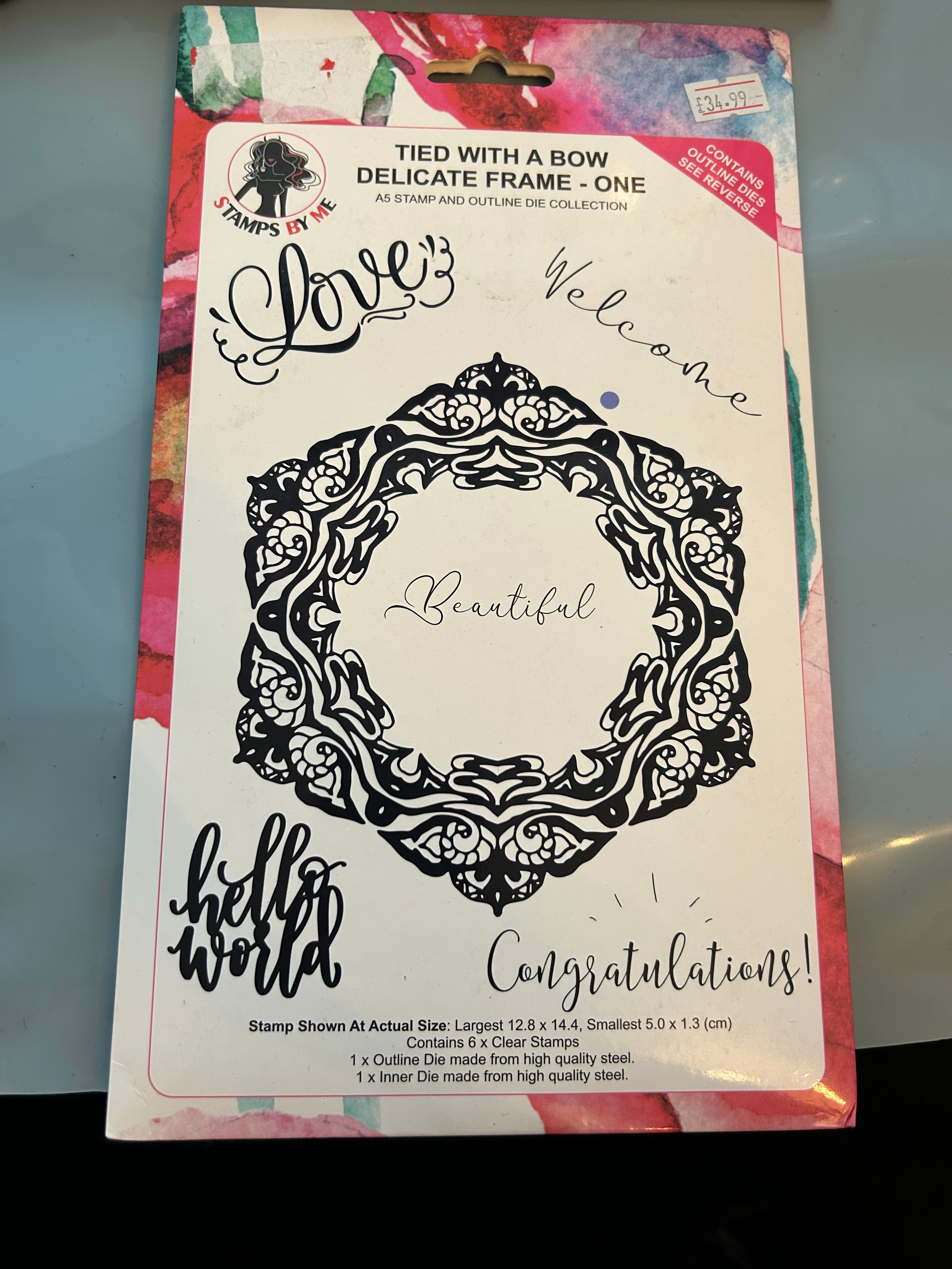 DELICATE FRAME STAMP AND DIE SET
