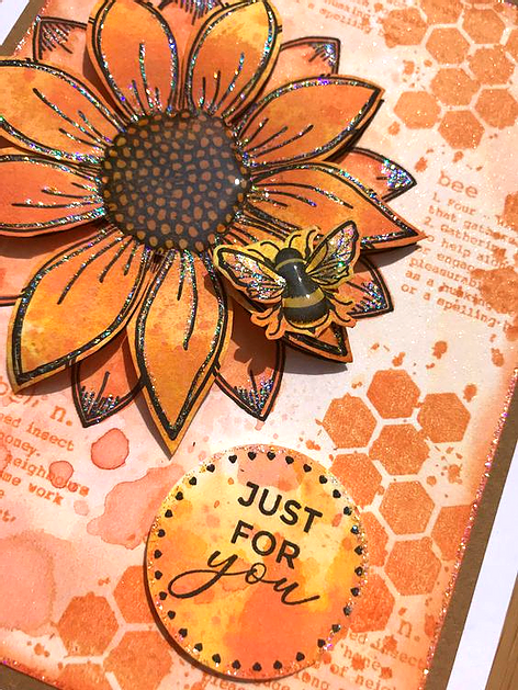 Thumbnail: Julie Hickey - Sunflower Bee Stamp Set