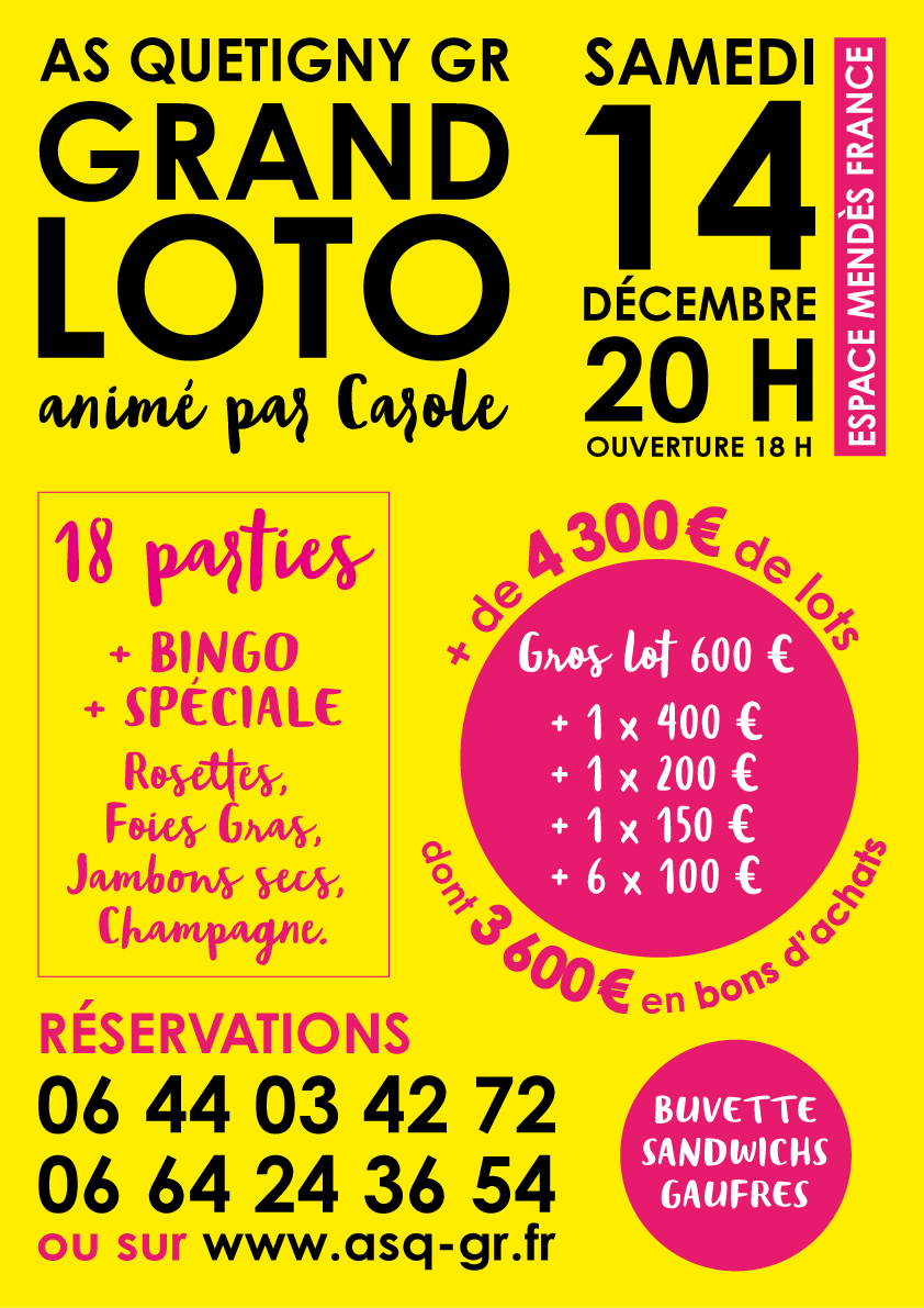 Grand Loto de l'ASQ GR