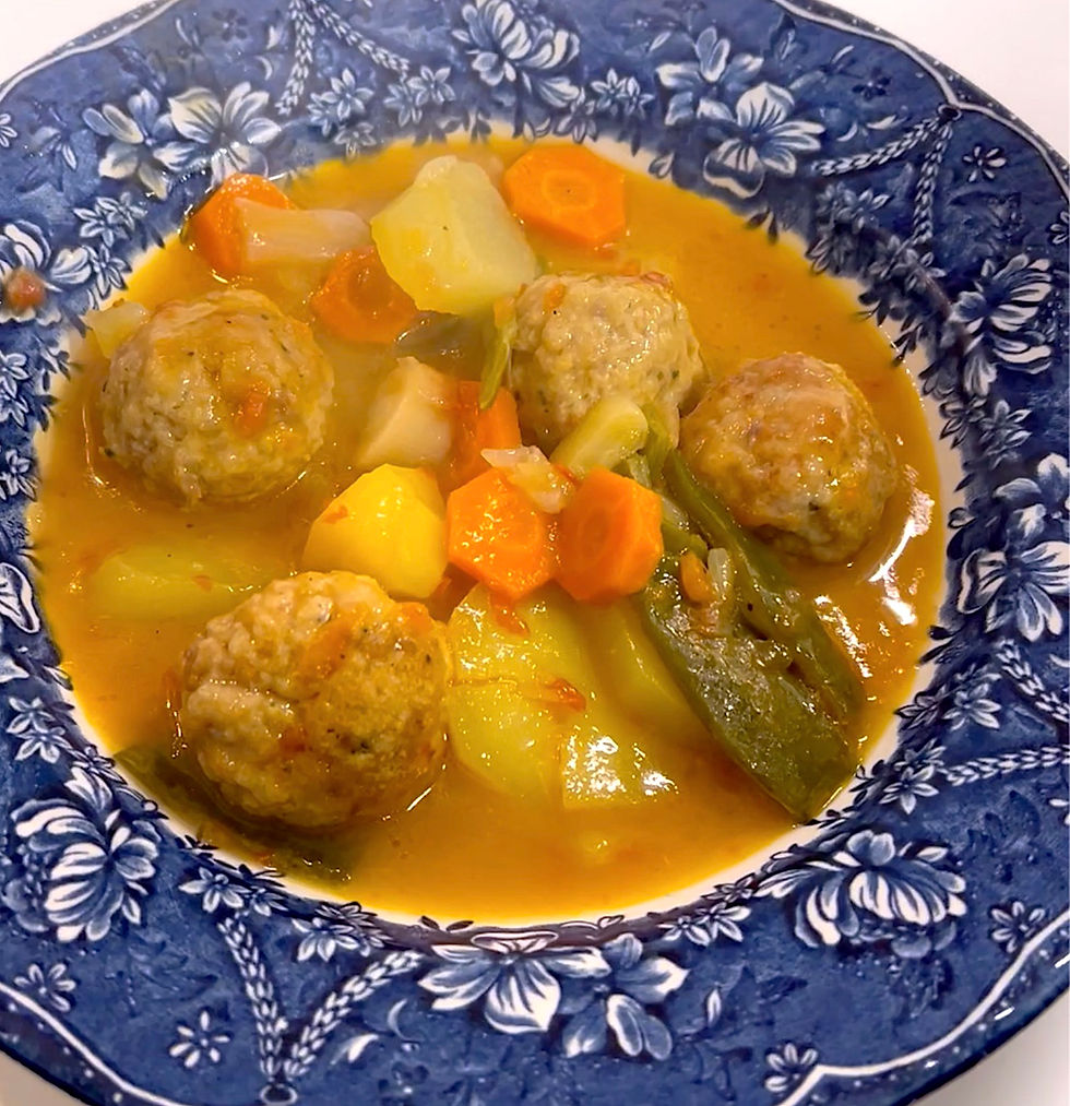 Recepta: Mandonguilles de pollastre estofades sense gluten