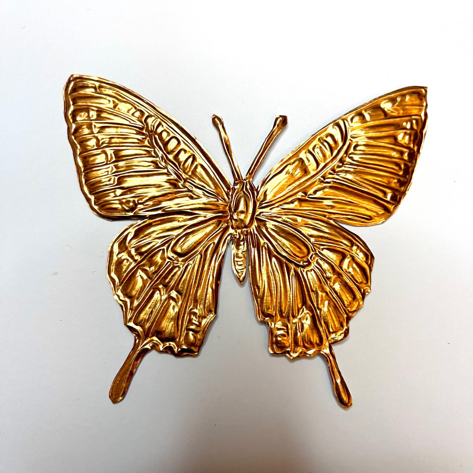 Metal Embossed Butterfly