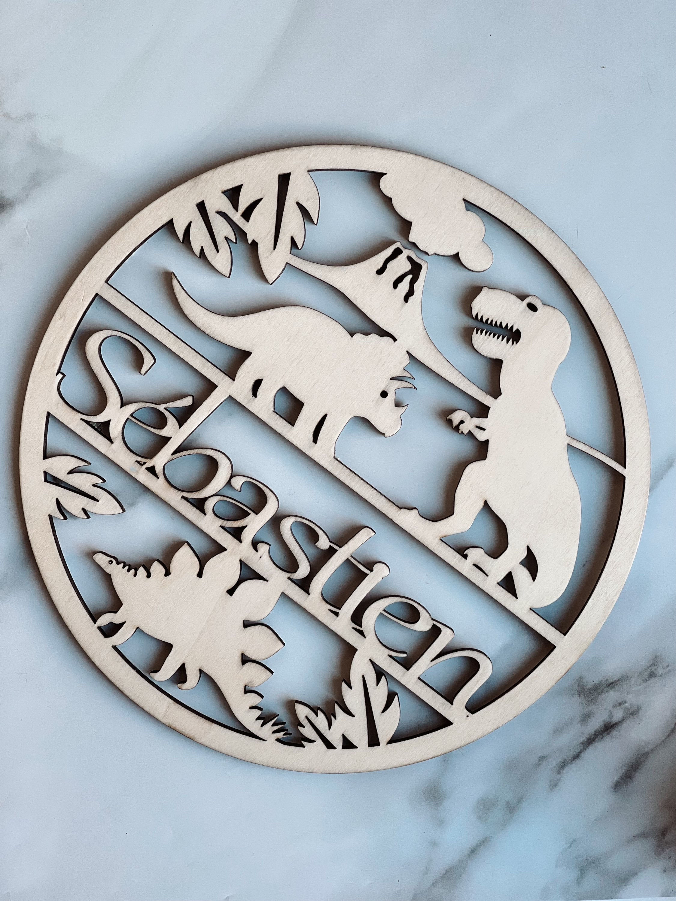 Naam cirkel dinosaurus