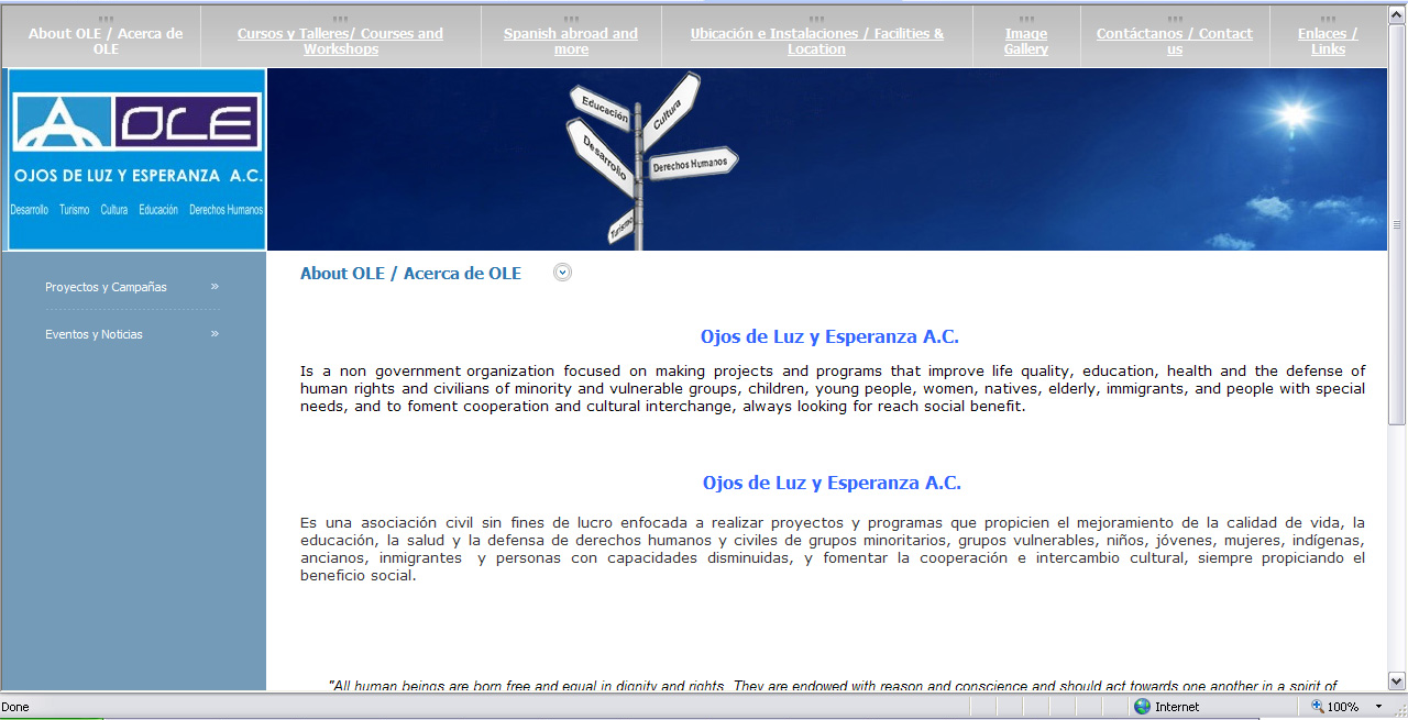 Website OLE A.C.