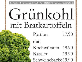 Grünkohlsaison im Klosterschatz Uetersen – Norddeutscher Genuss in seiner besten Form | Grünkohl essen in Uetersen