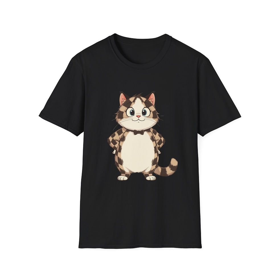 Thumbnail: Cute Standing Cartoon Cat T-Shirt