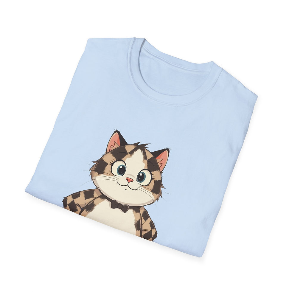 Thumbnail: Cute Standing Cartoon Cat T-Shirt