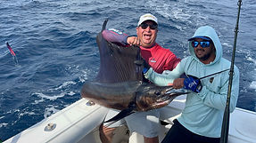 El Presidente Catching Sailfish in USAnglers Gear
