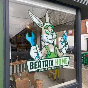 Beatrix Home Window Sign