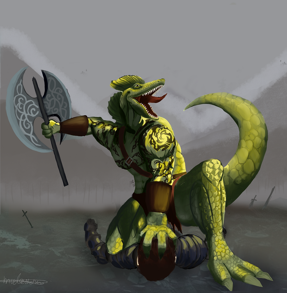 lizardfolk barbarian