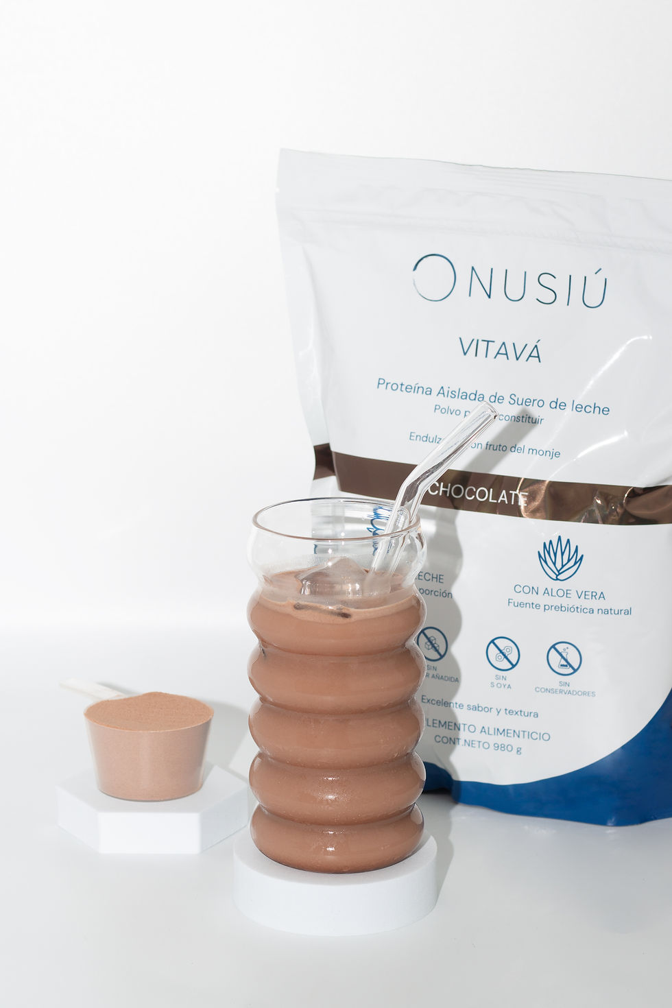 Miniatura: Proteína Vitavá Suero de leche Sabor Chocolate 980g