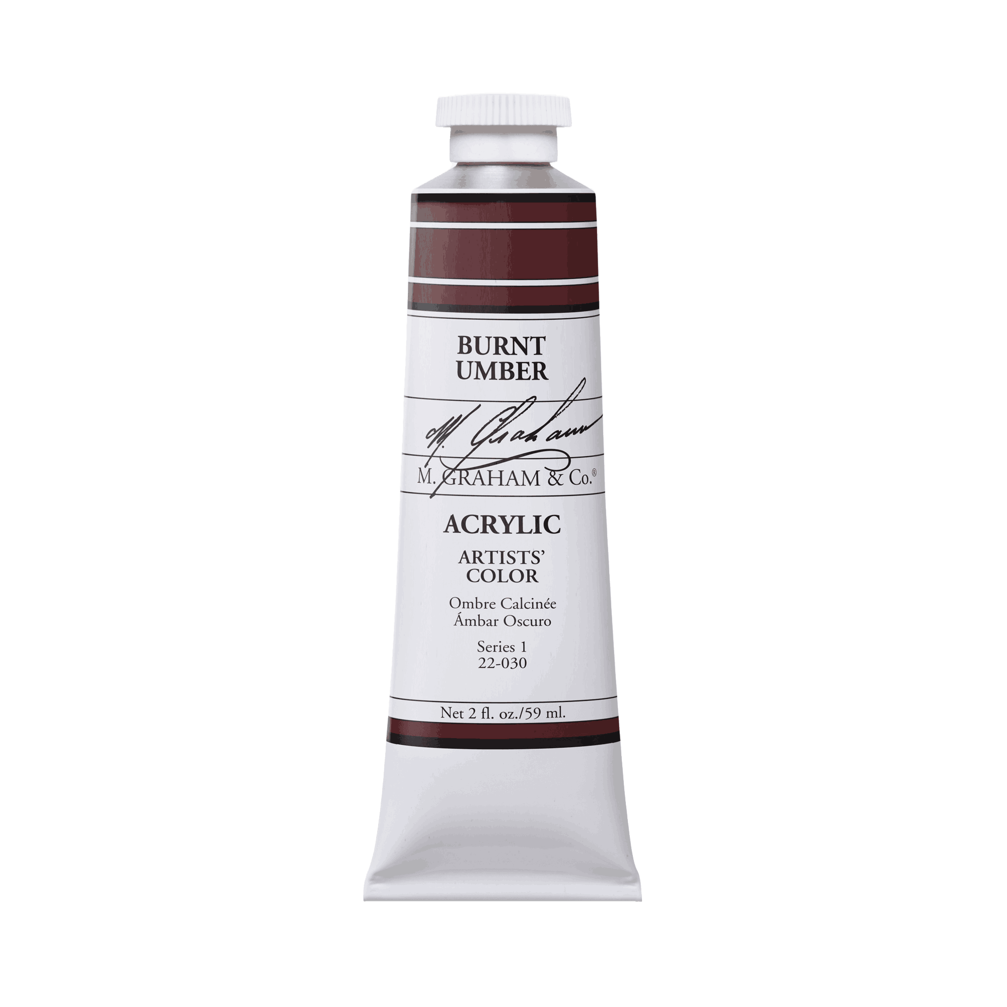 Burnt Umber | M. Graham Acrylic Paint 59ml