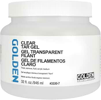 Clear Tar Gel | Acrylic Medium 946ml | Golden