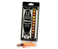 ALPHACOLOR PASTEL SET 12 STICK EARTH COLORS