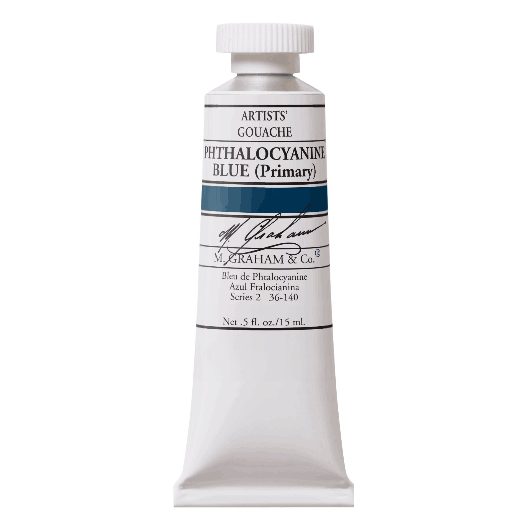 Phthalocyanine Blue ( Primary )| M. Graham Gouache Paint 15ml