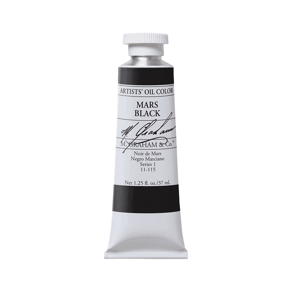 Mars Black 115 M.Graham Oil Paint 37ml