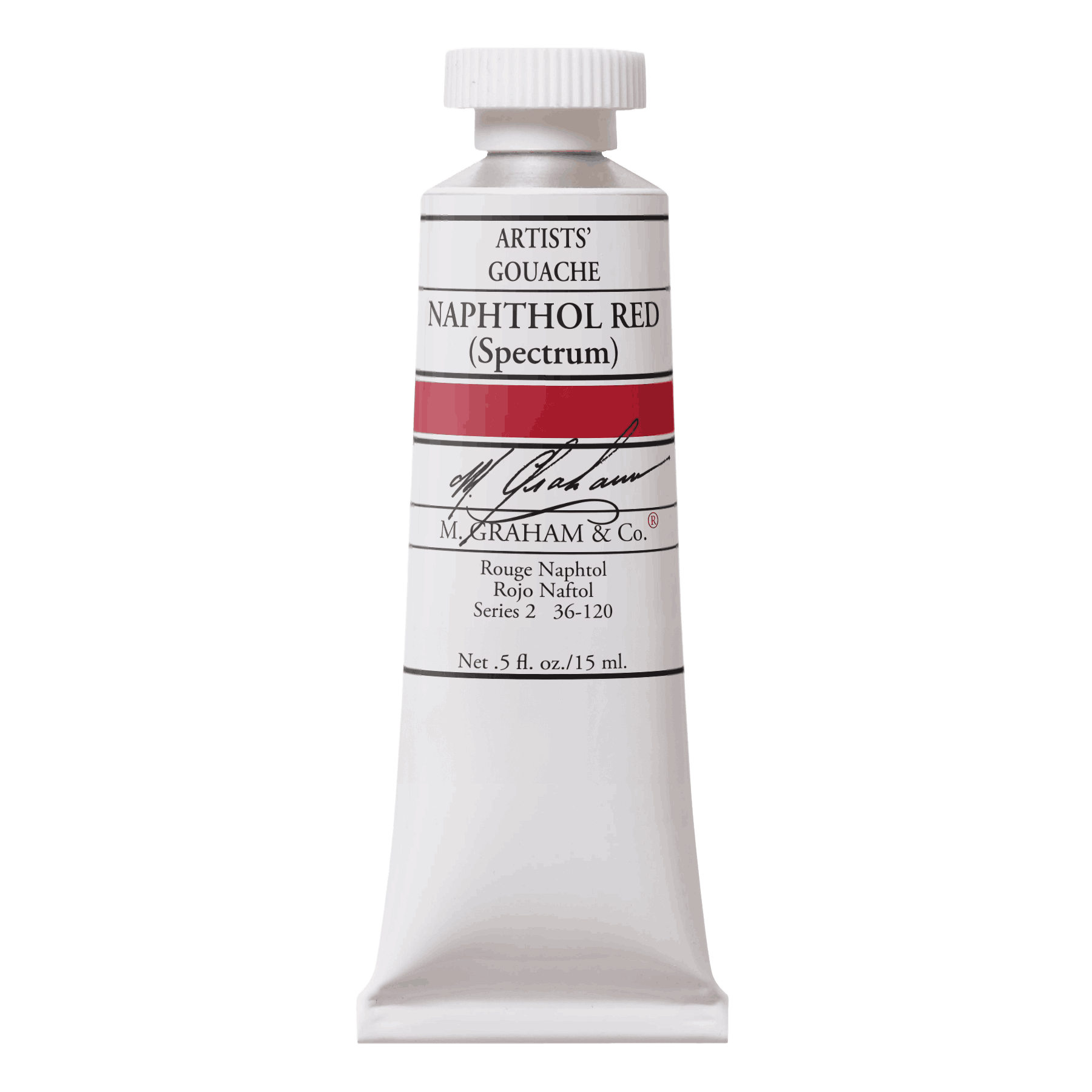 Naphthol Red ( Spectrum ) | M. Graham Gouache Paint 15ml