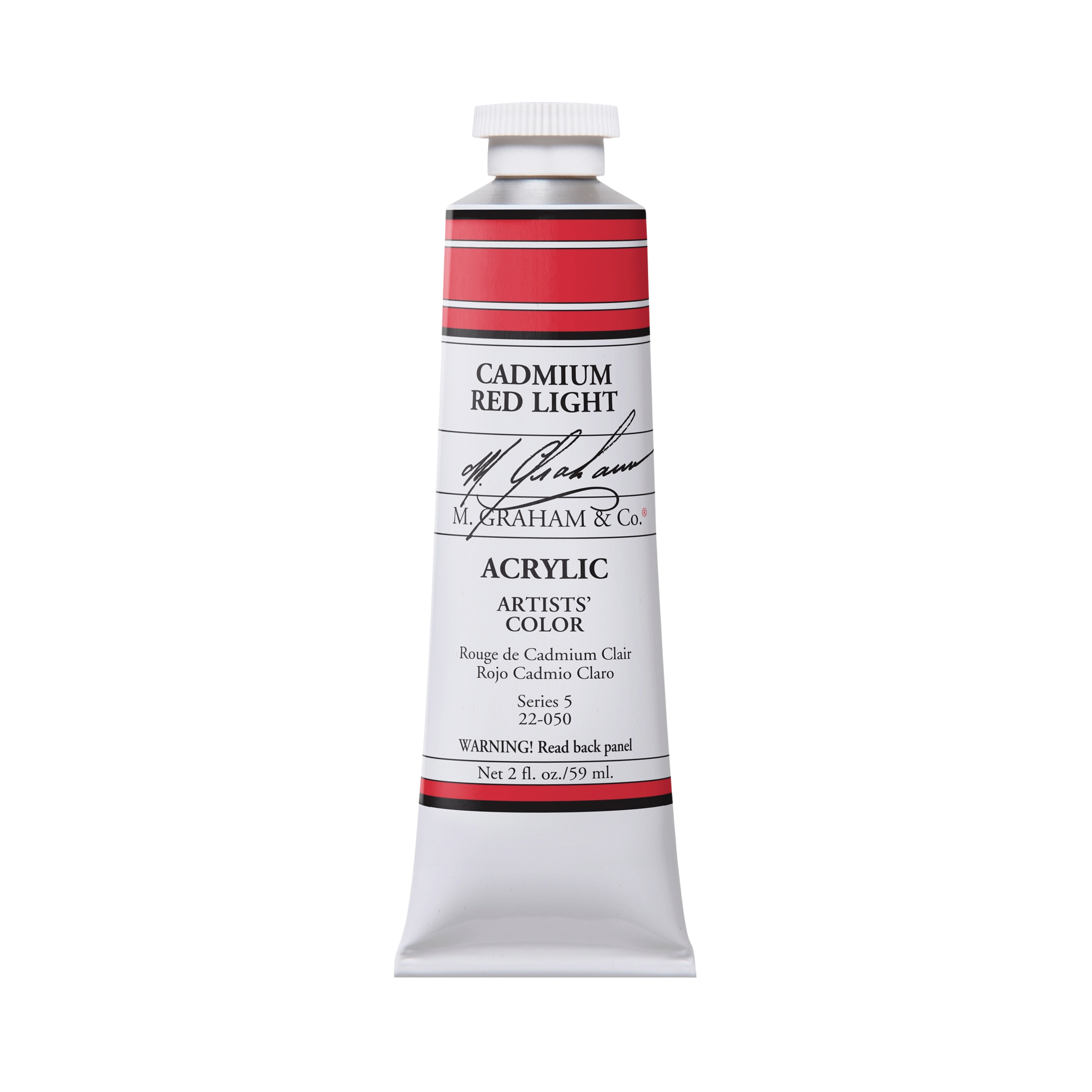 Cadmium Red Light | M.Graham Acrylic Paint 59ml