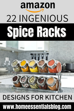 22 INGENIOUS SPICE RACK DESIGNS FOR TINY KITCHENS