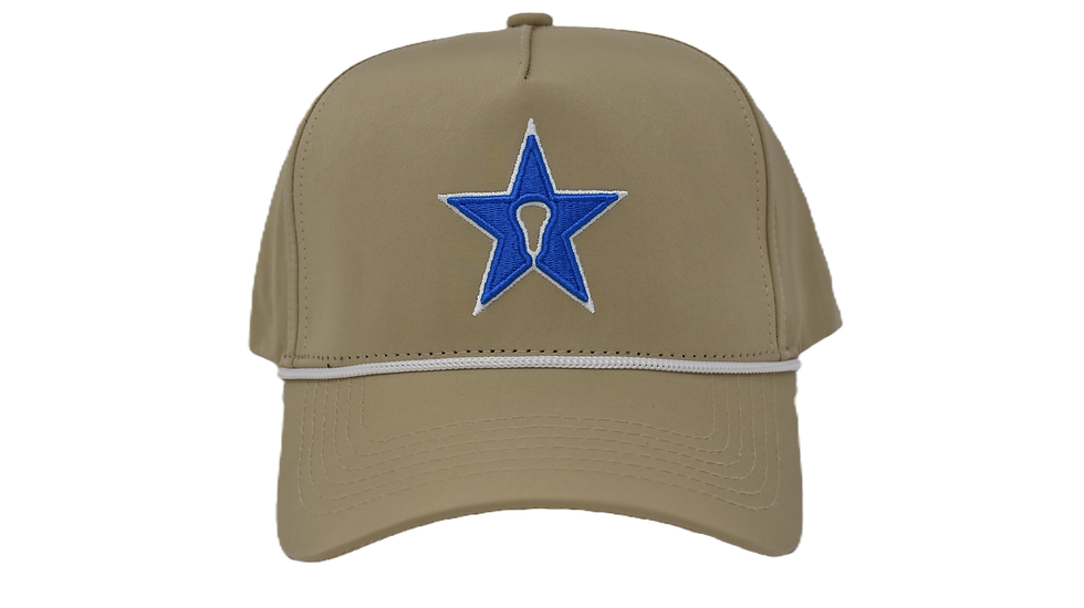 Thumbnail: "The Best" Lacrosse Hat | Khaki & White