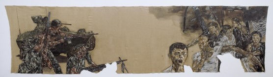 Leon Golub, Vietnam II, 1973, Tate Modern, London, UK.