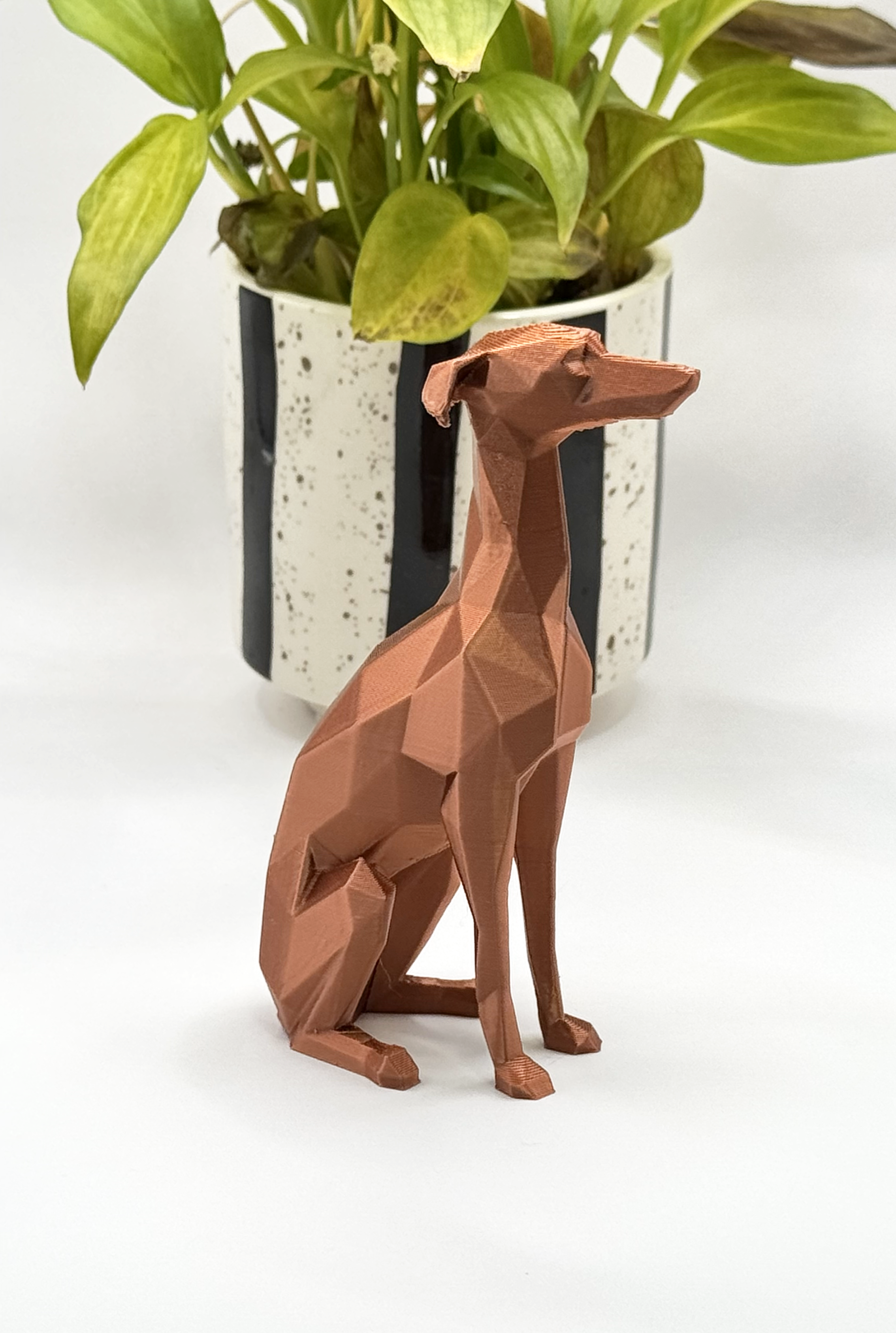 3D Galgofigur 'ChromeKupfer' 11cm hoch, Halbprofil